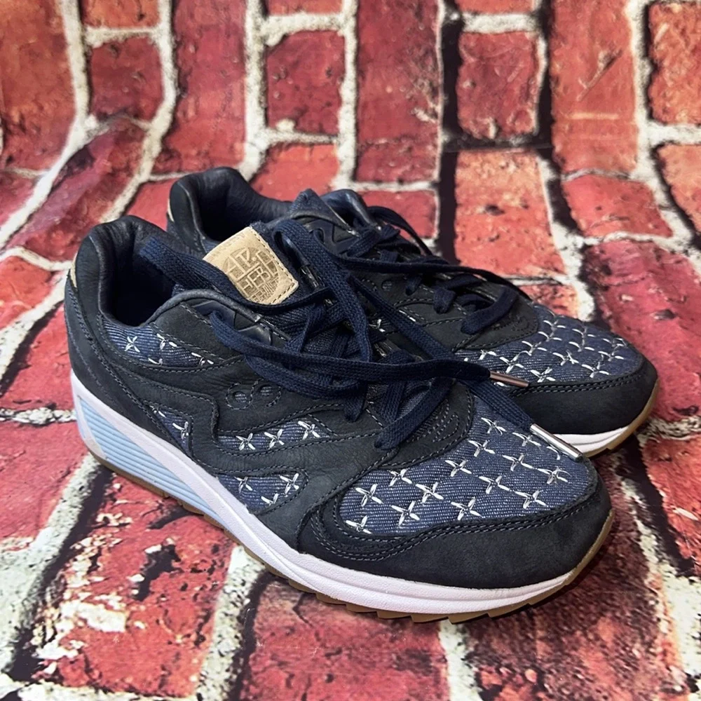 SAUCONY X UPTHERE GRID 8000 ´SASHIKO limited edition shoes size men’s 7.5